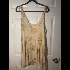 Urban Outfitters floral print babydoll dress